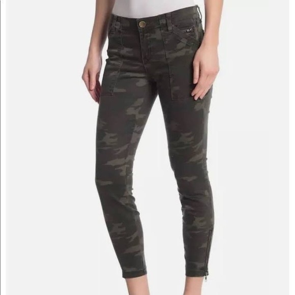 Kut from the Kloth Denim - Kut from the Kloth Cargo Camo Ankle Skinny Jeans